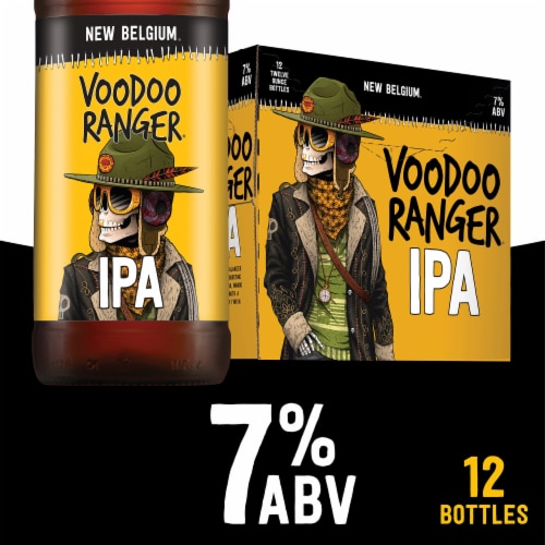 New Belgium Voodoo Ranger IPA Beer Perspective: front
