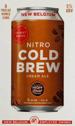 New Belgium Passion Fruit Kolsch Beer 6 Cans Perspective: front