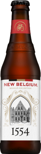 New Belgium 1554 Enlightened Black Ale Beer Perspective: front