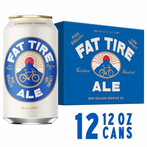 New Belgium Fat Tire Ale Craft Beer Perspective: front