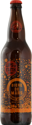 New Belgium Lips of Faith Biere De Mars Beer Perspective: front