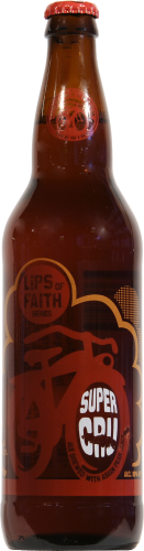 New Belgium Brewing Lips of Faith Super Cru Beer Perspective: front
