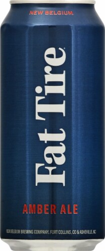 New Belgium Fat Tire Amber Beer Perspective: front
