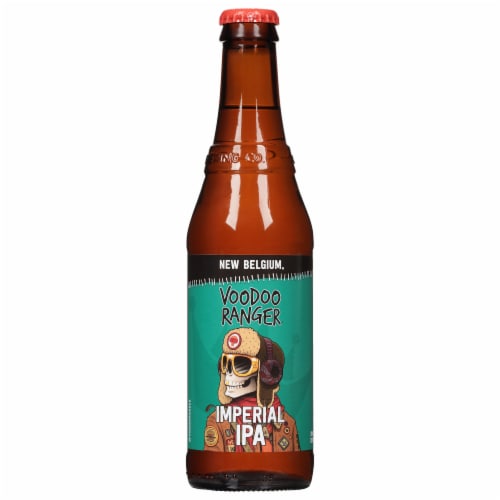 New Belgium Voodoo Ranger Imperial IPA Beer Perspective: front