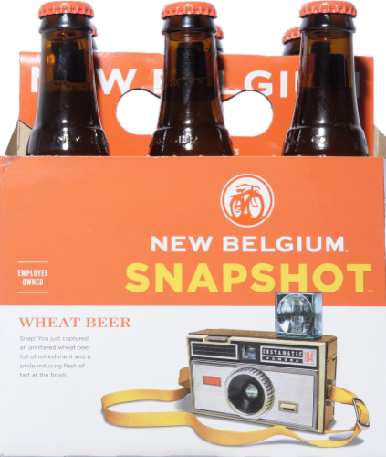 New Belgium Snapshot Wheat Beer Perspective: front