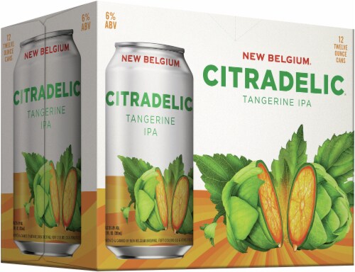 New Belgium Citradelic Tangerine IPA Perspective: front