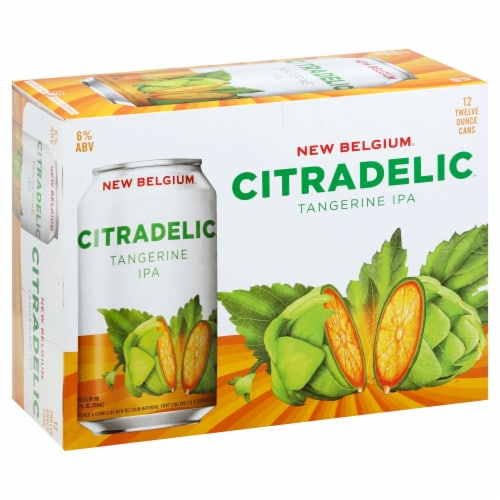 New Belgium Citradelic Tangerine IPA Perspective: front