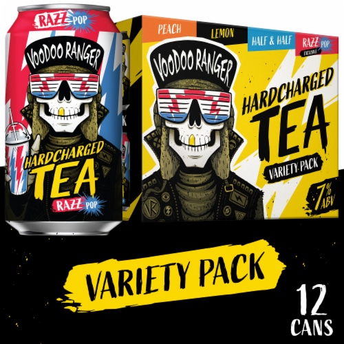 New Belgium Voodoo Ranger Hardcharged Tea Variety Pack I Hard Tea Perspective: front