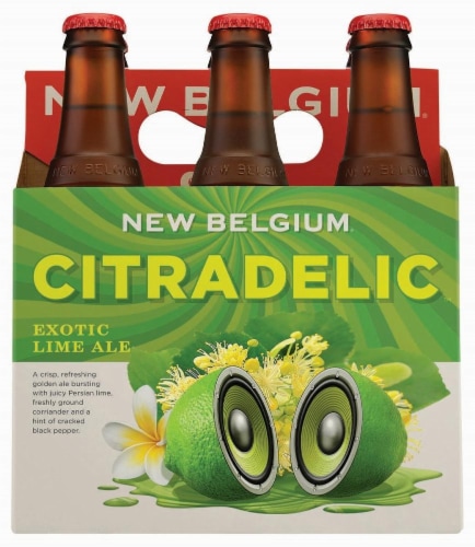 New Belgium Citradelc Exotic Lime Ale Perspective: front