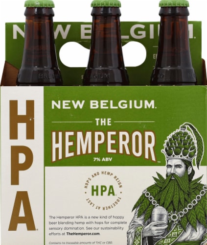 New Belgium The Hemperor HPA Beer Perspective: front