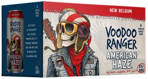 New Belgium Voodoo Ranger American Haze Perspective: front