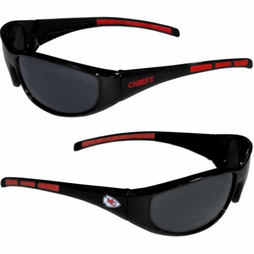 Siskiyou Sports Kansas City Chiefs Wrap Sunglasses Perspective: front