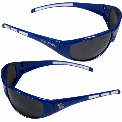 Siskiyou Sports Kansas Jayhawks Wrap Sunglasses Perspective: front