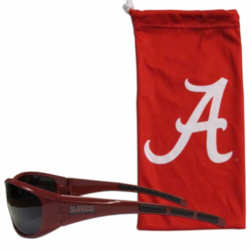 Alabama Crimson Tide Sunglasses and Bag Set Perspective: front