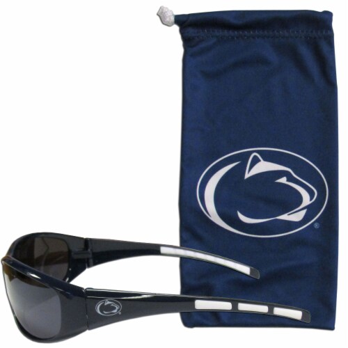 Penn State Nittany Lions Wrap Sunglasses and Bag Set Perspective: front