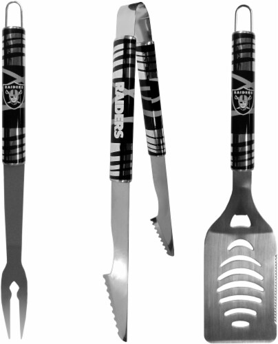 Classic Impressions Las Vegas Raiders BBQ Set Perspective: front