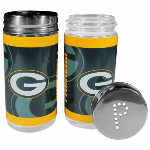 Siskiyou Sports 42816 Green Bay Packers Tailgater Salt & Pepper Shakers Perspective: front