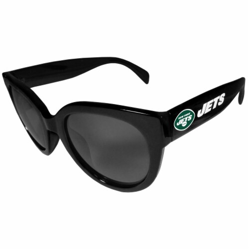 Siskiyou Sports Black New York Jets Women's Sunglasses Perspective: front