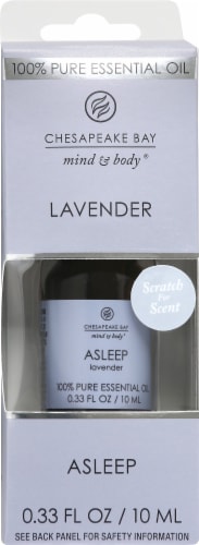 Chesapeake Bay Asleep Lavender Essential Oil Perspective: front