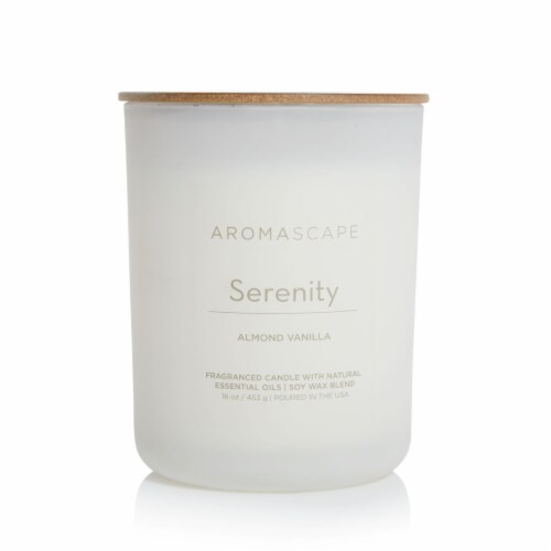 Aromascape Serenity 2-Wick Jar Candle Perspective: front