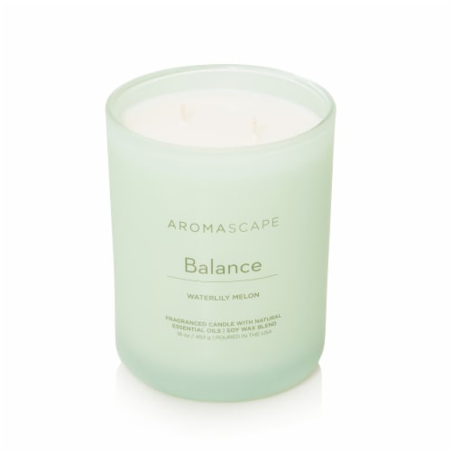 Pacific Trade Aromascape Balance 2-Wick Jar Candle Perspective: front
