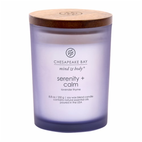 Chesapeake Bay Candle Mind & Body® Jar Candle Serenity + Calm Perspective: front
