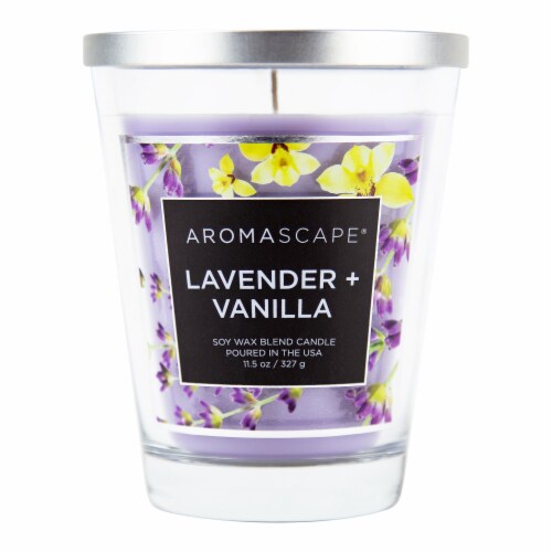 Chesapeake Bay Candle Lavender + Vanilla Jar Candle Perspective: front