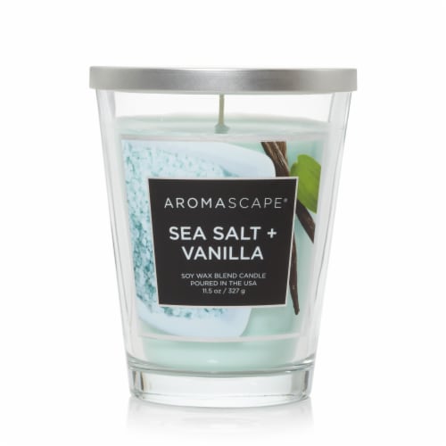 Chesapeake Bay Candle Aromascape Sea Salt + Vanilla Jar Candle Perspective: front