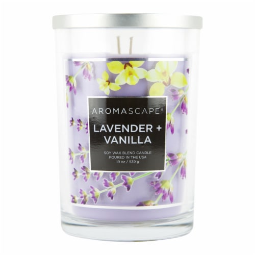 Chesapeake Bay Lavender Vanilla Candle Perspective: front