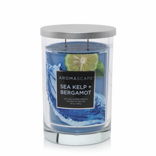 Chesapeake Bay Sea Kelp and Bergamot Candle Perspective: front