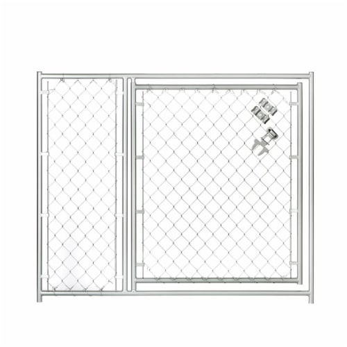 Lucky Dog CL 28547 4 x 5 ft. Chain Link Modular Gate 1 QFC