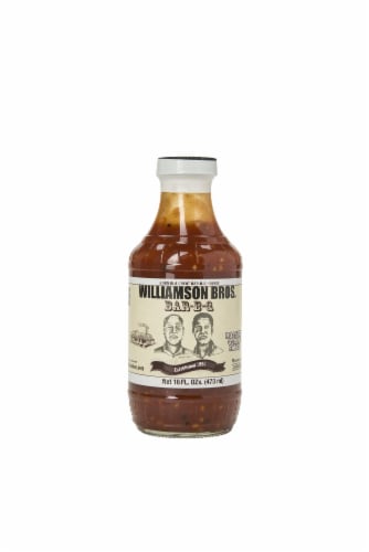 Williamson Bros Roasted Garlic BBQ Sauce Perspective: front