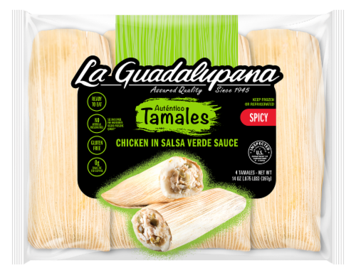 La Guadalupana Hot Chicken Tamales Perspective: front