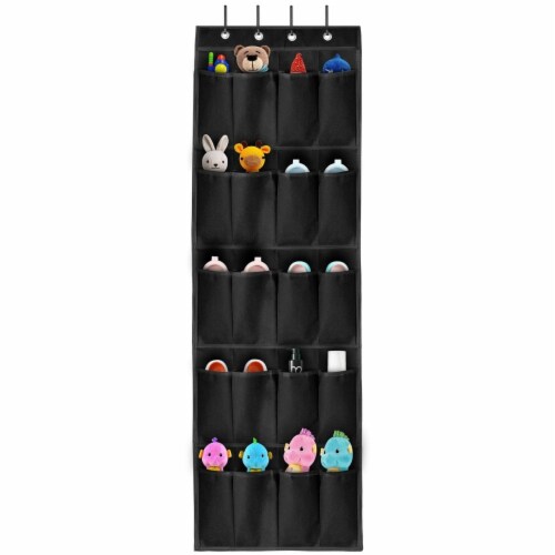 Over the Door Shoes Rack 20-Pocket Organizer 5-Layer Hanging