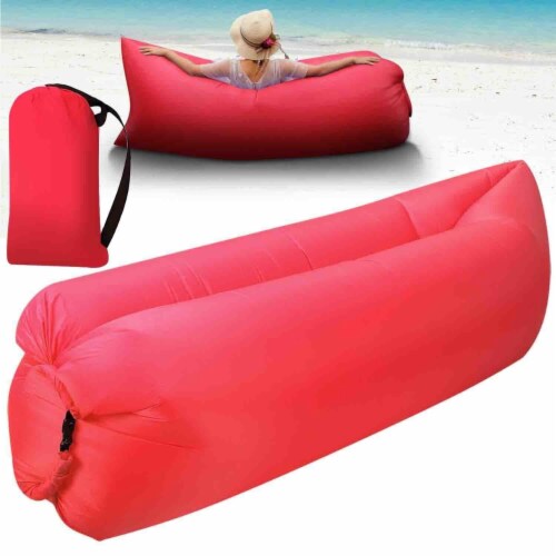 Inflatable Lounger Air Sofa Lazy Bed Sofa Portable Organizing Bag Water Resistant for 1 unit Mariano s