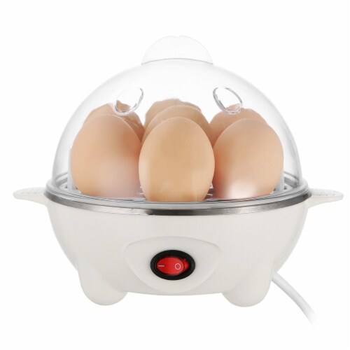 Electric Egg Cooker 7 Capacity BPA Free Hard Boiled Egg Maker with Auto Off Measuring Cup 1 unit Harris Teeter