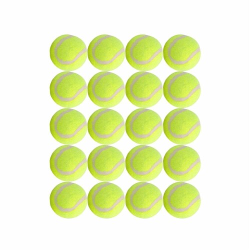 Dog Tennis Balls 20 Pack Pet Tennis Ball for Small Dogs Premium Fetch Toy Non-Toxic Perspective: front