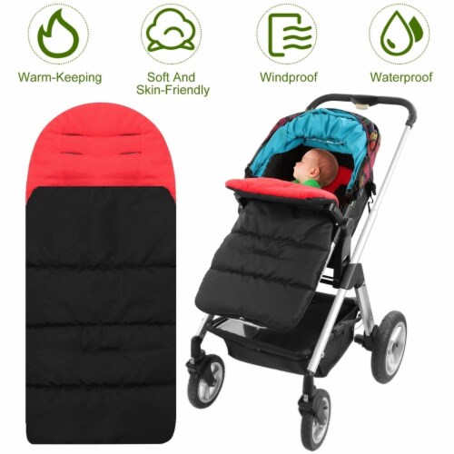 Baby Stroller Sleeping Bag Newborn Swaddle Wrap Toddle Winter Warm Footmuff Blanket Red 1 unit Pay Less Super Markets