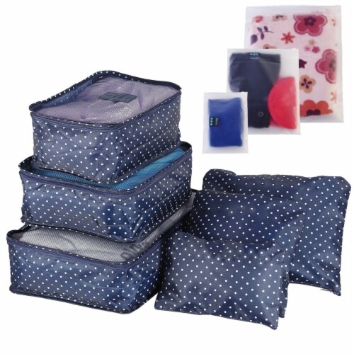 9Pcs Clothes Storage Bags Water-Resistant Travel Luggage Organizer Clothing  Packing Cubes, 1 unit - Kroger