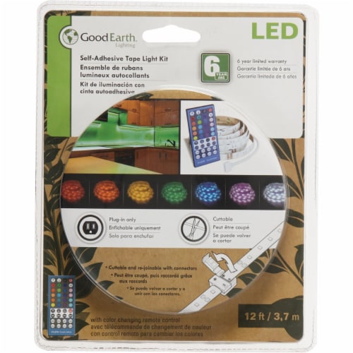 Good Earth Lighting 12ft Rgb Led Tape Light AC1068 WHG 12LF0 G 1 Foods Co