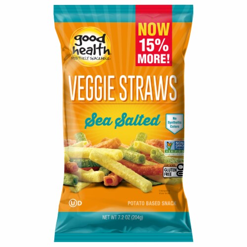 Good Health Veggie Straws Sea Salt Perspective: front