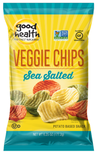 Good Health® Sea Salt Veggie Chips Perspective: front