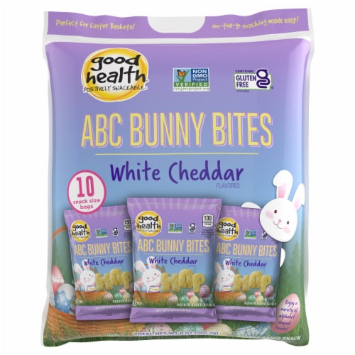 Good Health® White Cheddar ABC Bunny Bites Perspective: front