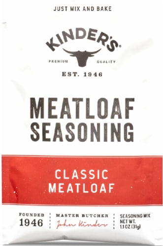Kinders 407184 1.1 oz Meatloaf Seasoning Mix - Pack of 15 Perspective: front