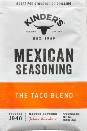 Kinder's® The Taco Blend Mexican Seasoning Perspective: front