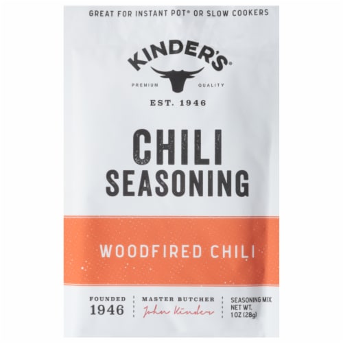 Kinder's® Woodfired Chili Seasoning Perspective: front