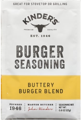 Kinder's® Buttery Burger Blend Seasoning Perspective: front
