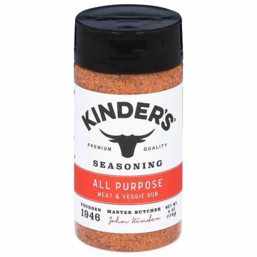 Kinder's® All Purpose Meat & Veggie Rub Perspective: front
