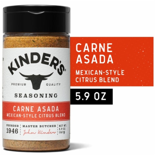 Kinder's® Carne Asada Seasoning Perspective: front