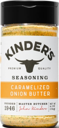 Kinder's® Caramelized Onion Butter Seasoning Perspective: front